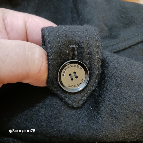 Burberry Brit Finsdale Wool/Toggle Coat Size 12 for Women - Picture 9 of 10